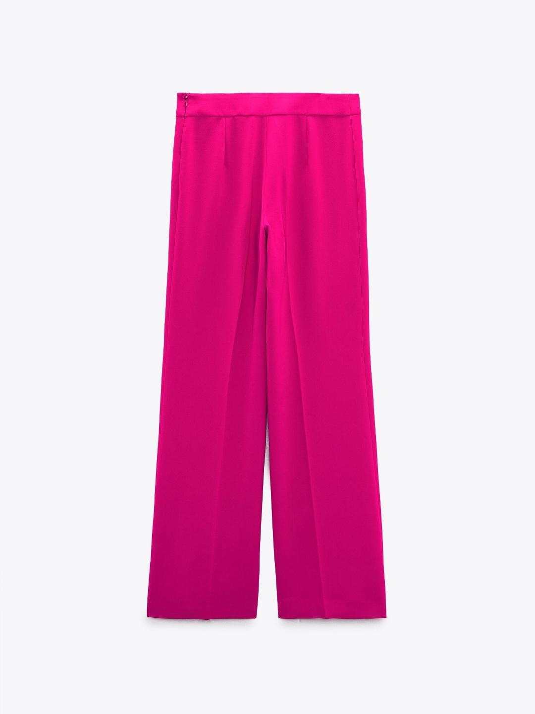 

ZARA Women Purple Trousers