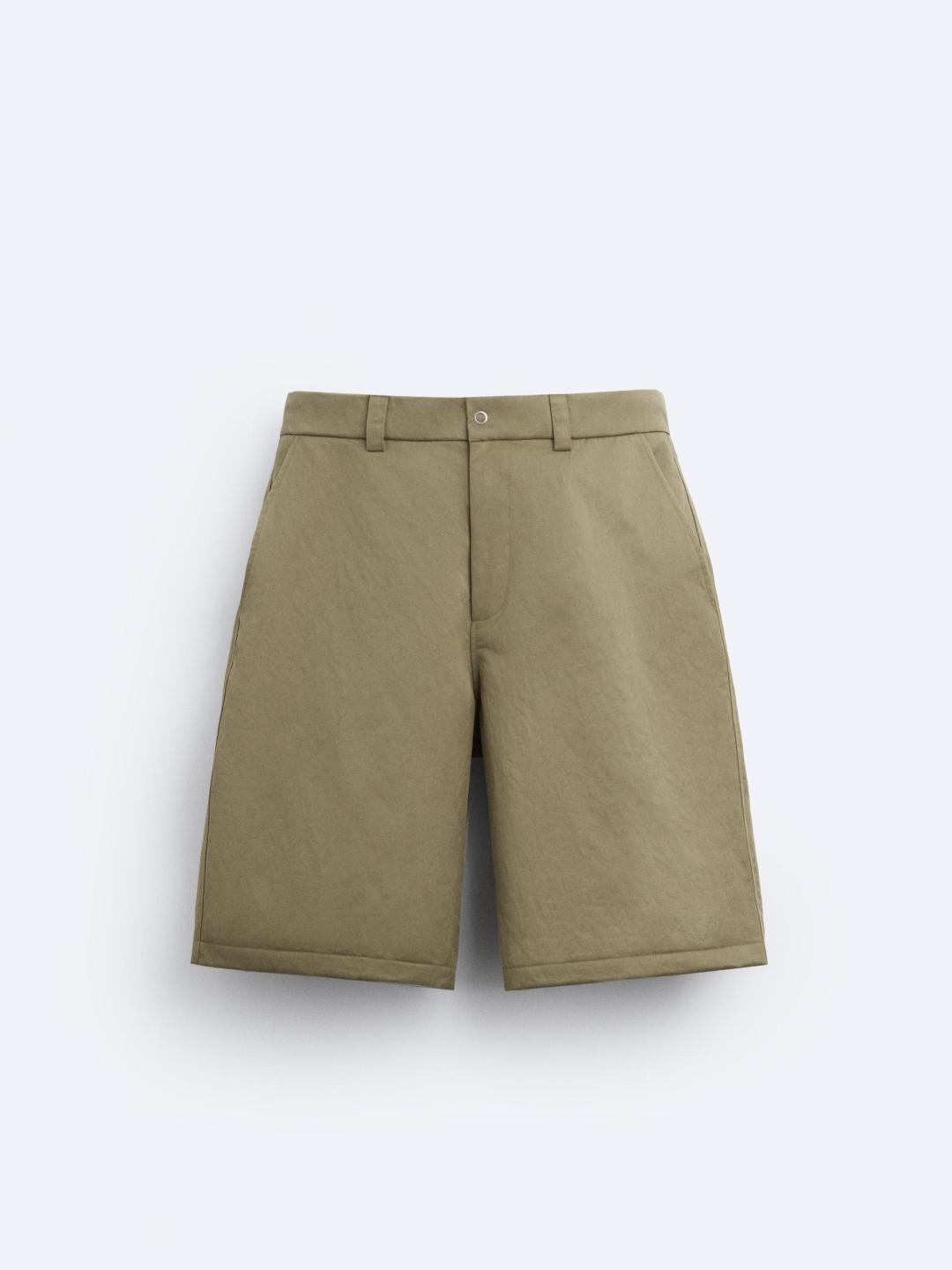 

ZARA Men Olive Shorts