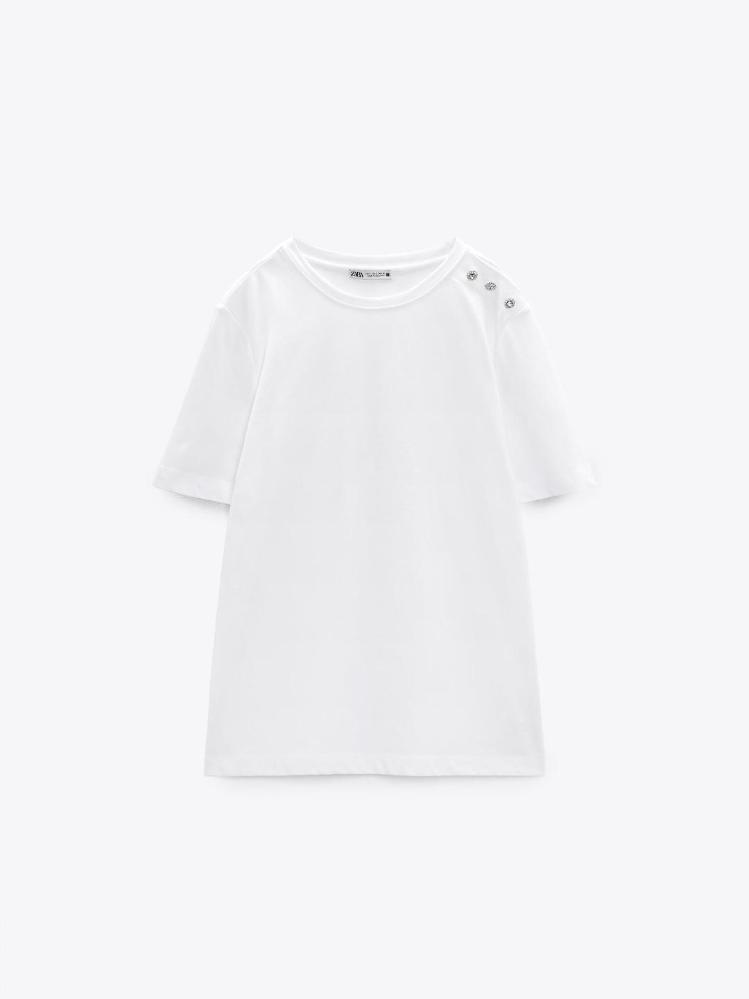 

ZARA Women White T-shirt