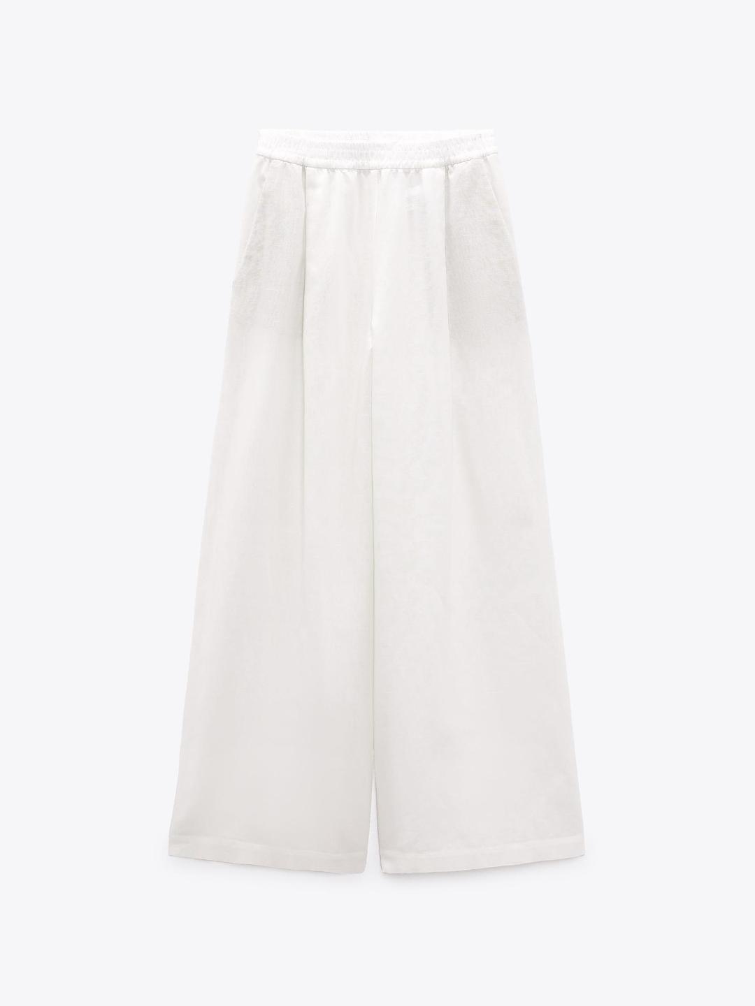 

ZARA Women White Trousers