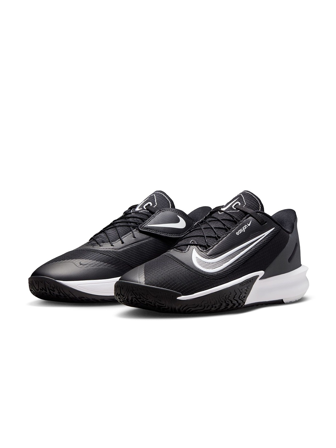 

Nike Precision Textile 7 EasyOn Men's Basketball Shoes, Black