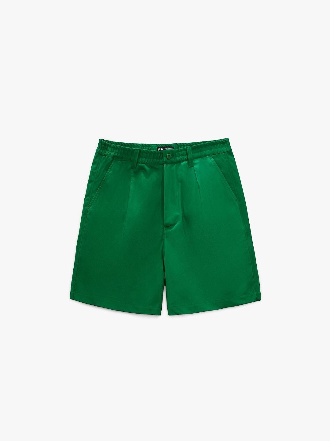 

ZARA Men Green Shorts