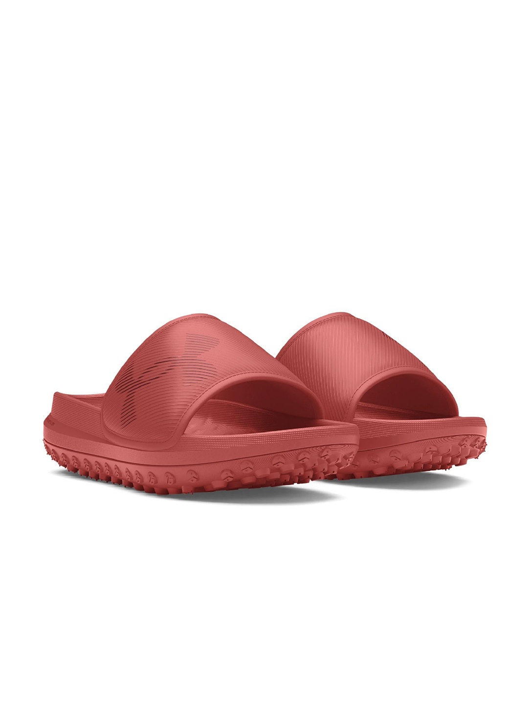 

UNDER ARMOUR Men UA U Summit Fat Tire Sway Printed Synthetic Sliders, Red