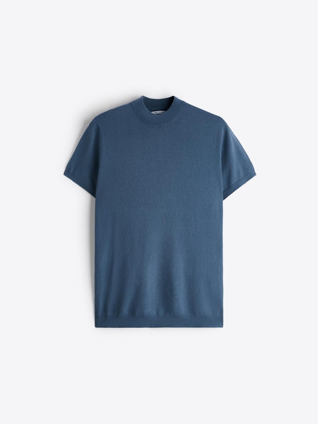 

ZARA Men Blue Sweaters