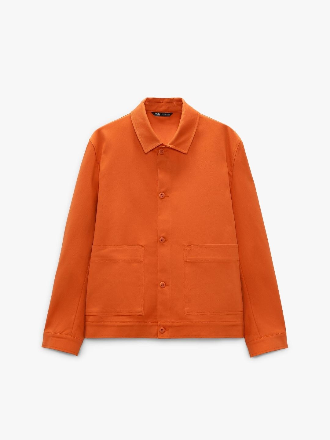 

ZARA Men Orange Jackets