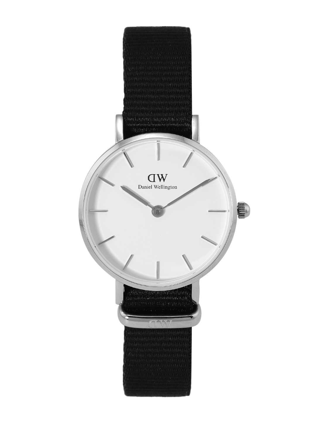 

Daniel Wellington Women Petite Cornwall Dial & Textured Straps Analogue Watch DW00100252K, White