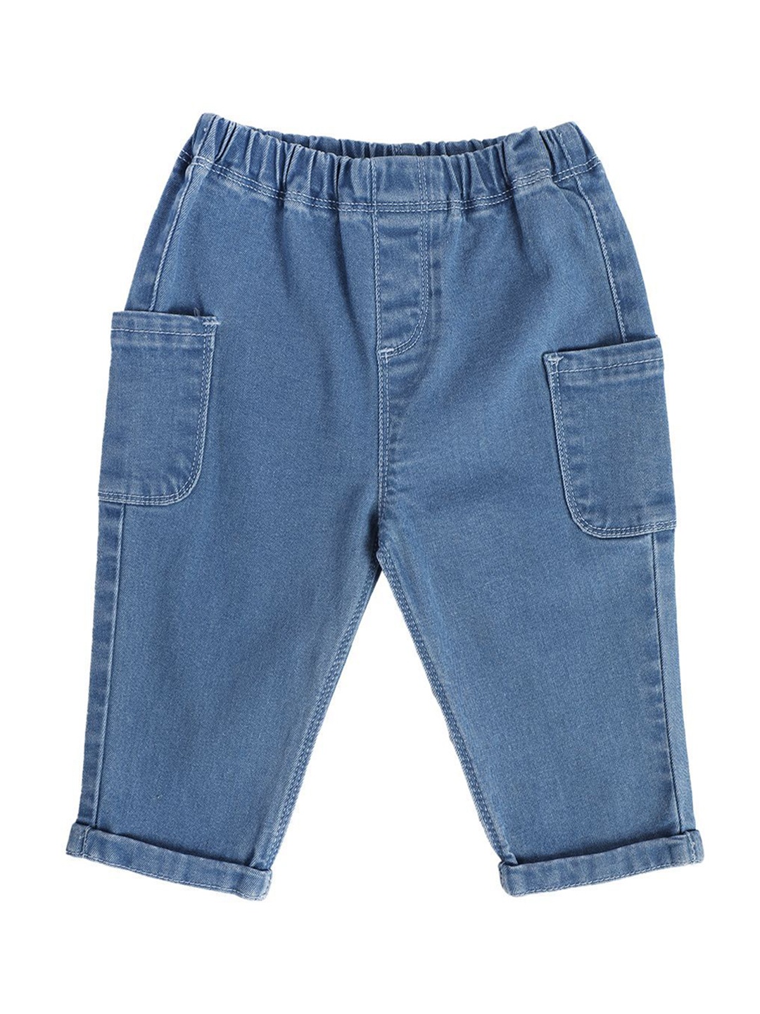 

MINI KLUB Boys Regular Fit Cotton Jeans, Blue