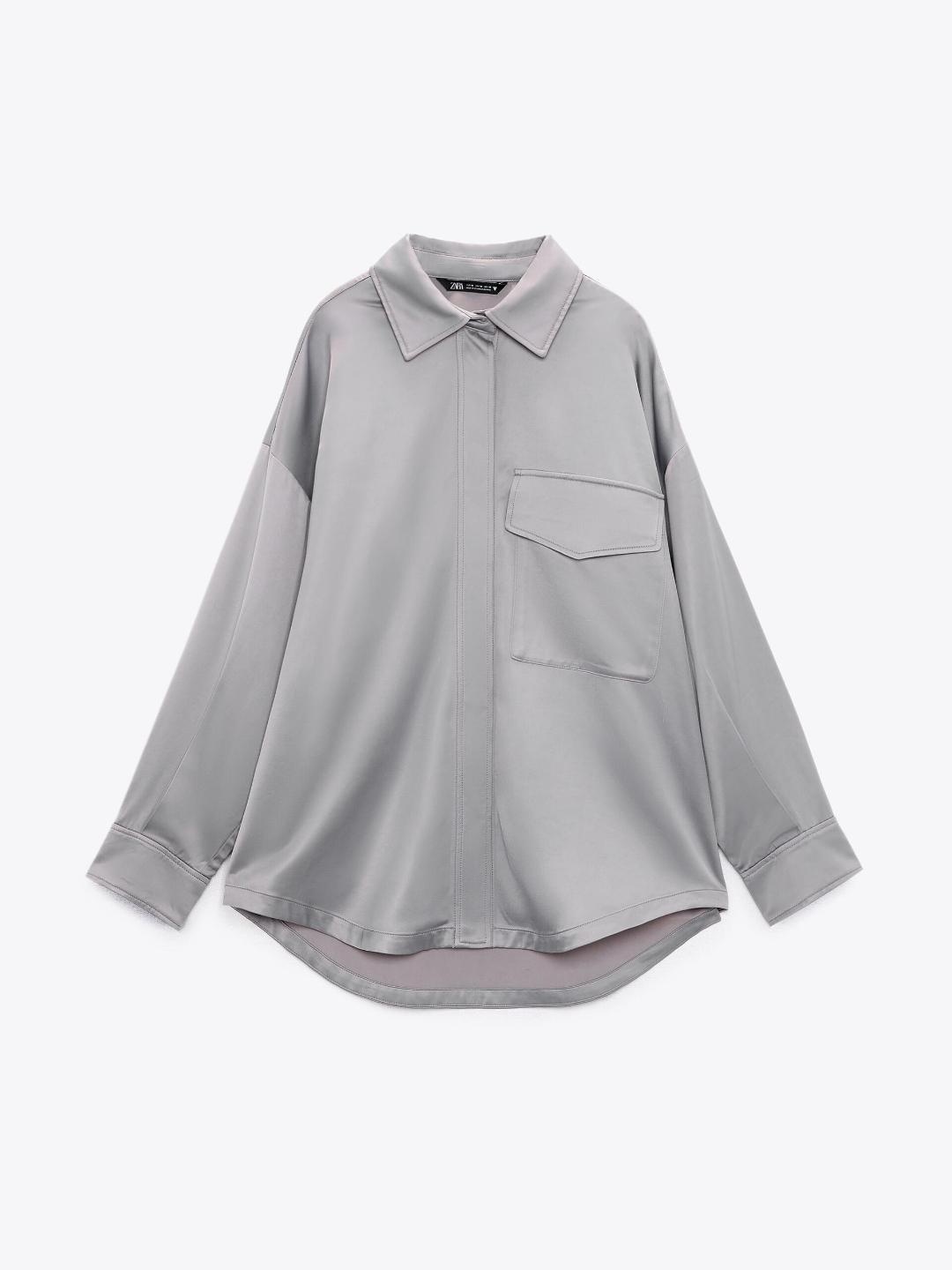 

ZARA Women Grey Shirts