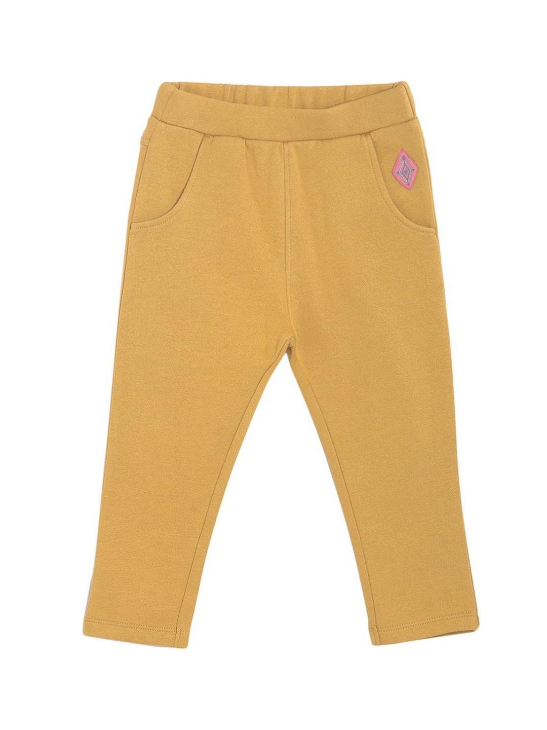 

MINI KLUB Girls Solid Trouser, Mustard