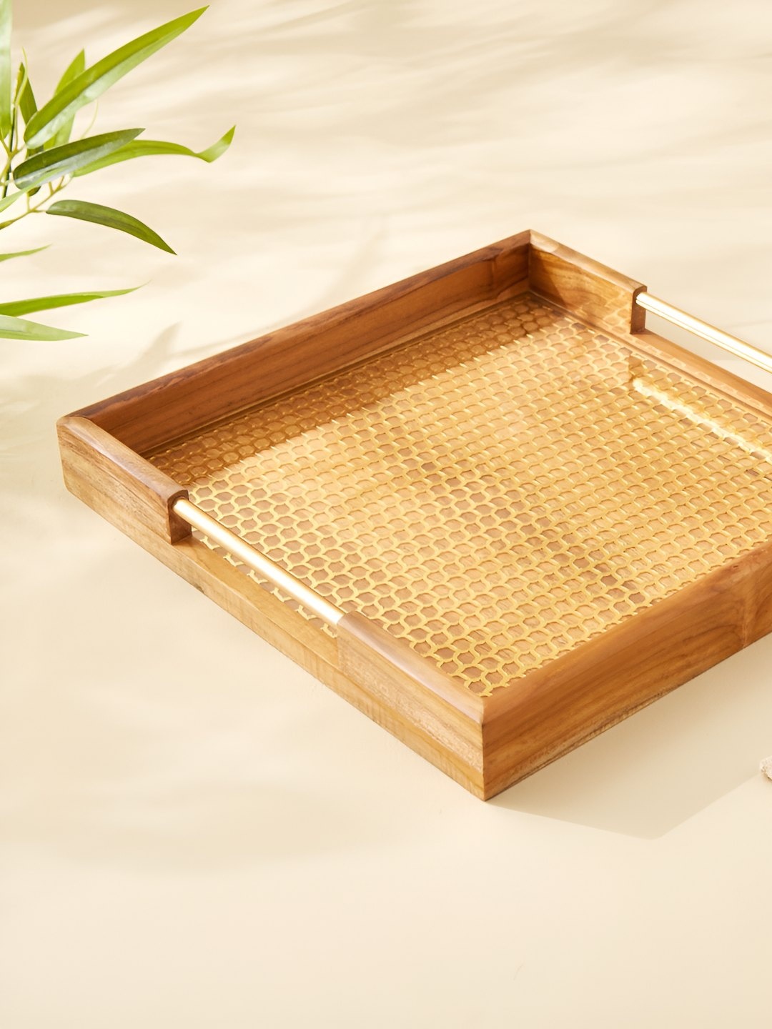 

Home Centre Brown 2024 Wood 1 Pieces Serving Tray