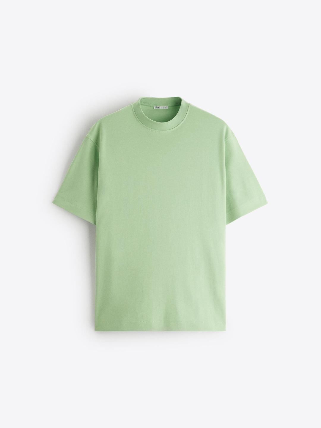 

ZARA Men Green T-shirt