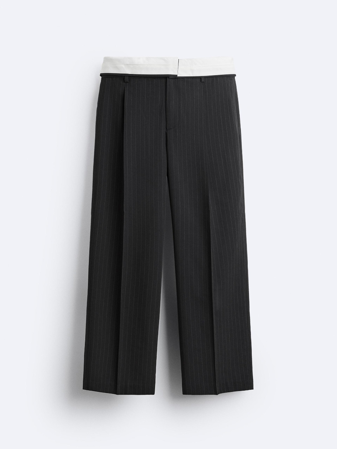 

ZARA Men Navy Blue Trousers