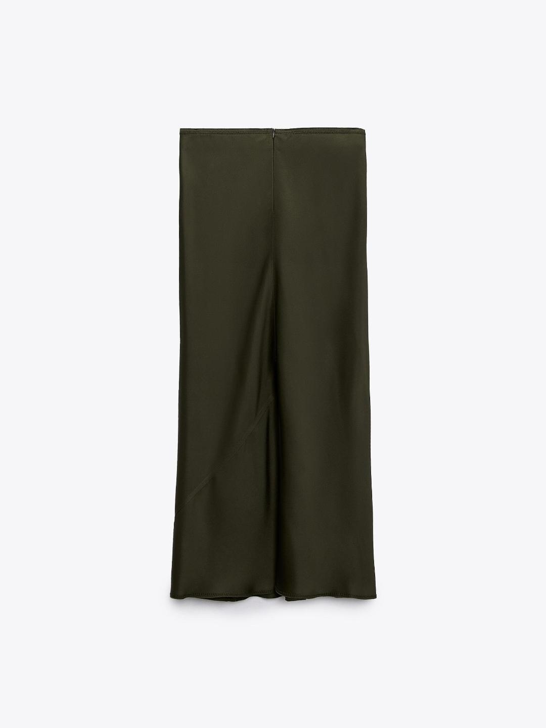 

ZARA Women Khaki Skirts