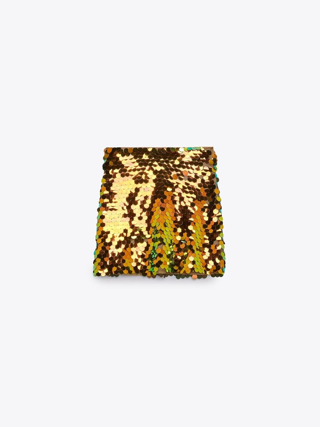 

ZARA Women Gold Skirts