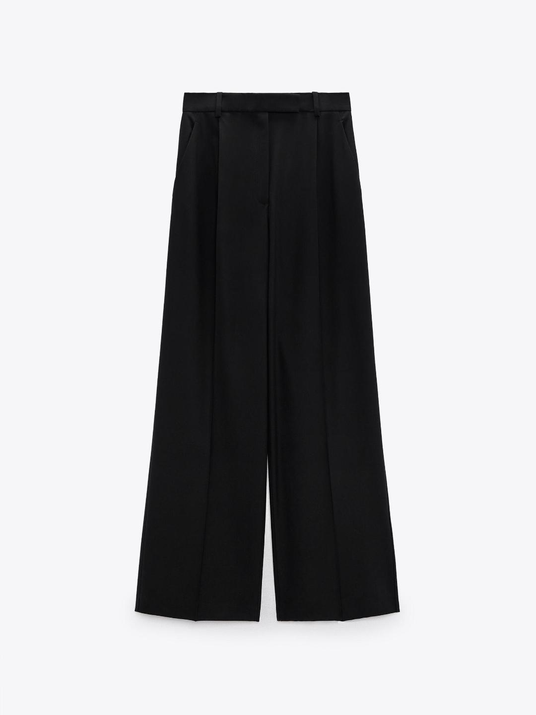 

ZARA Women Black Trousers