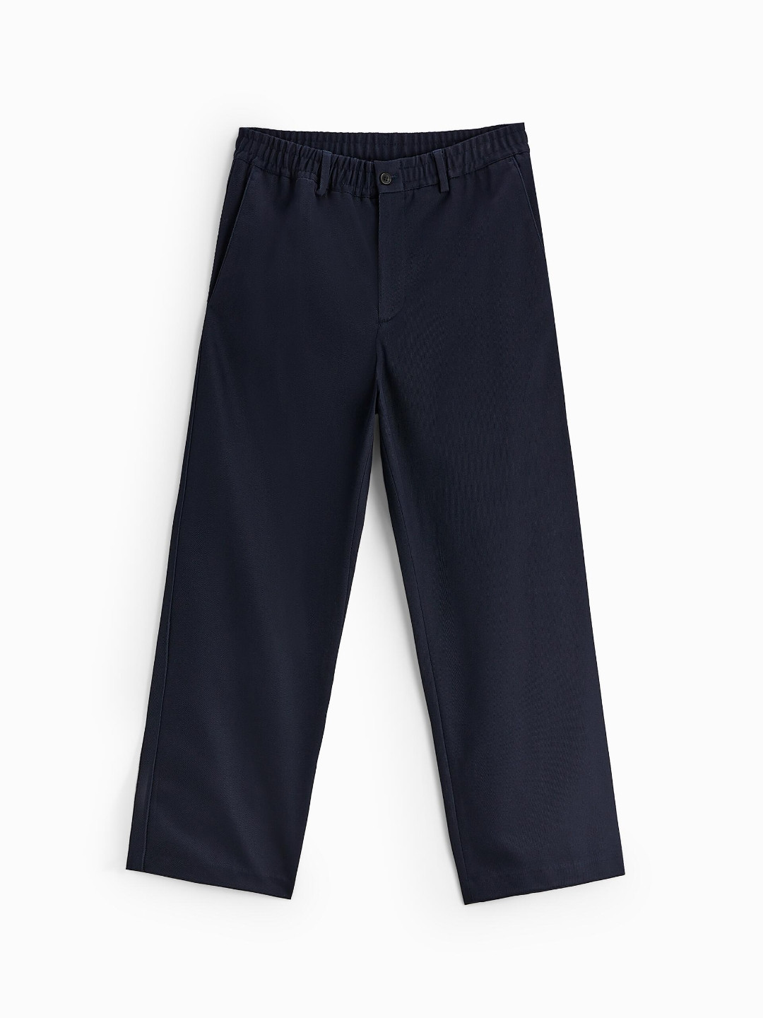 

ZARA Men Navy Blue Trousers