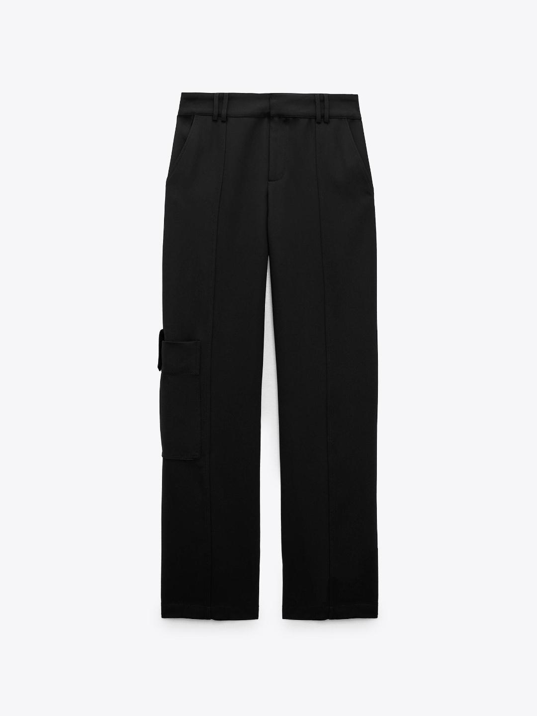 

ZARA Women Black Trousers