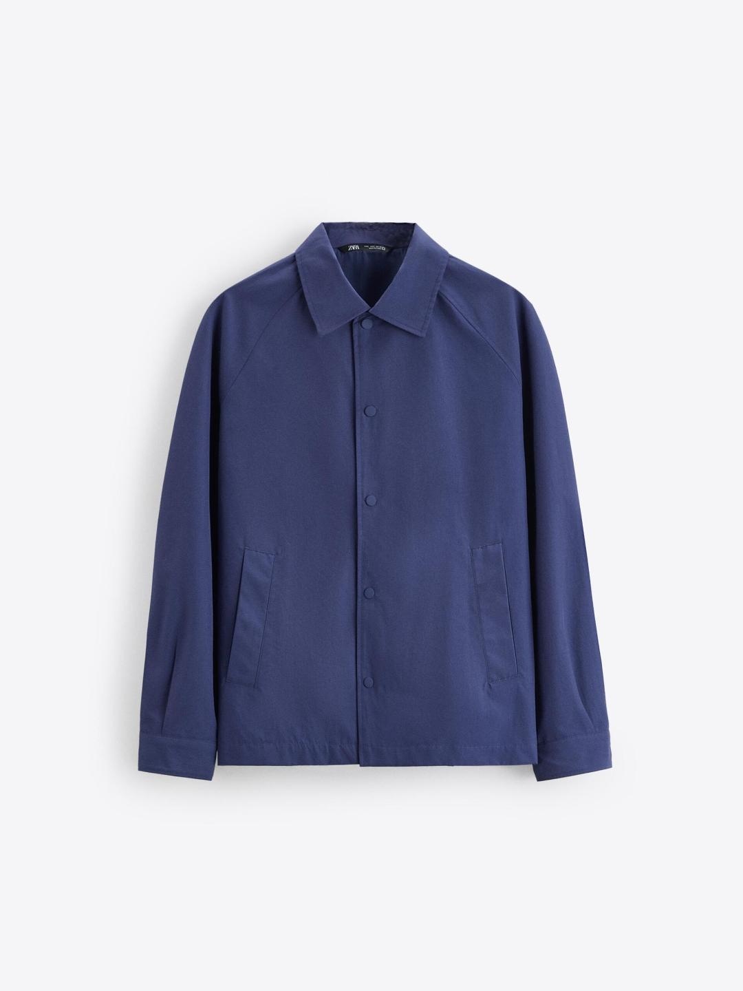 

ZARA Men Blue Jackets