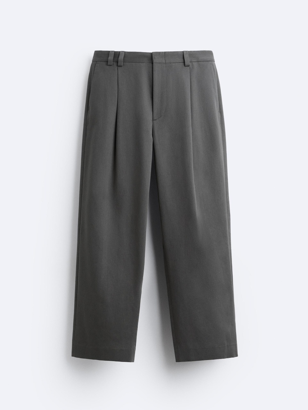 

ZARA Men Grey Trousers