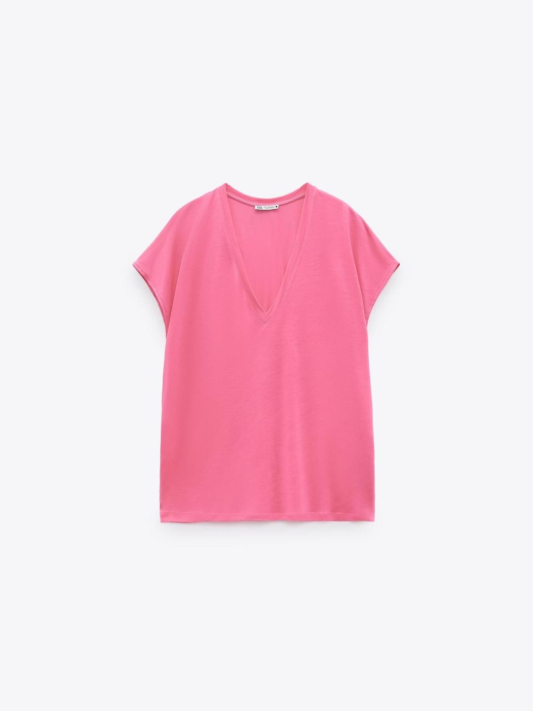 

ZARA Women Purple T-shirt