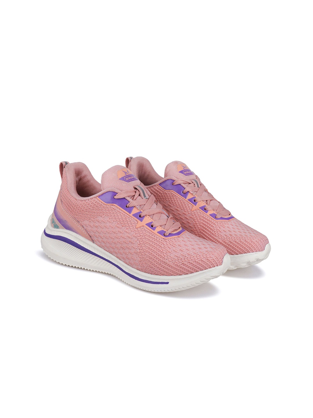 

BERSACHE Women Solid Smart Casual Sneakers, Pink