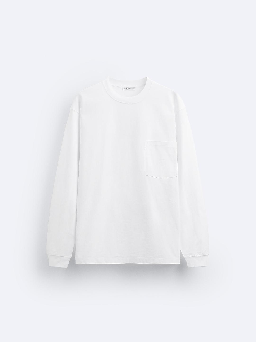 

ZARA Men White T-shirt