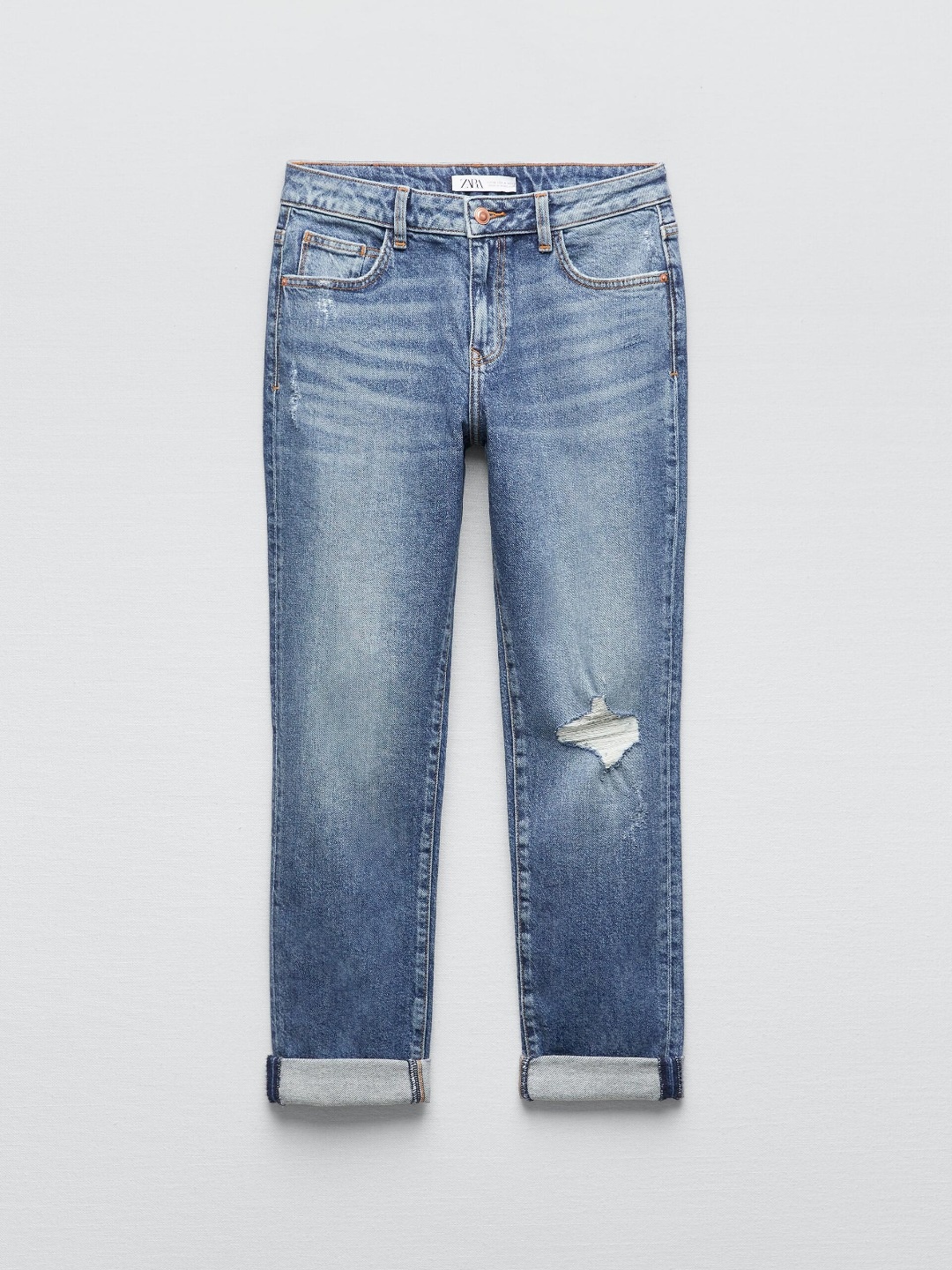 

ZARA Women Navy Blue Jeans