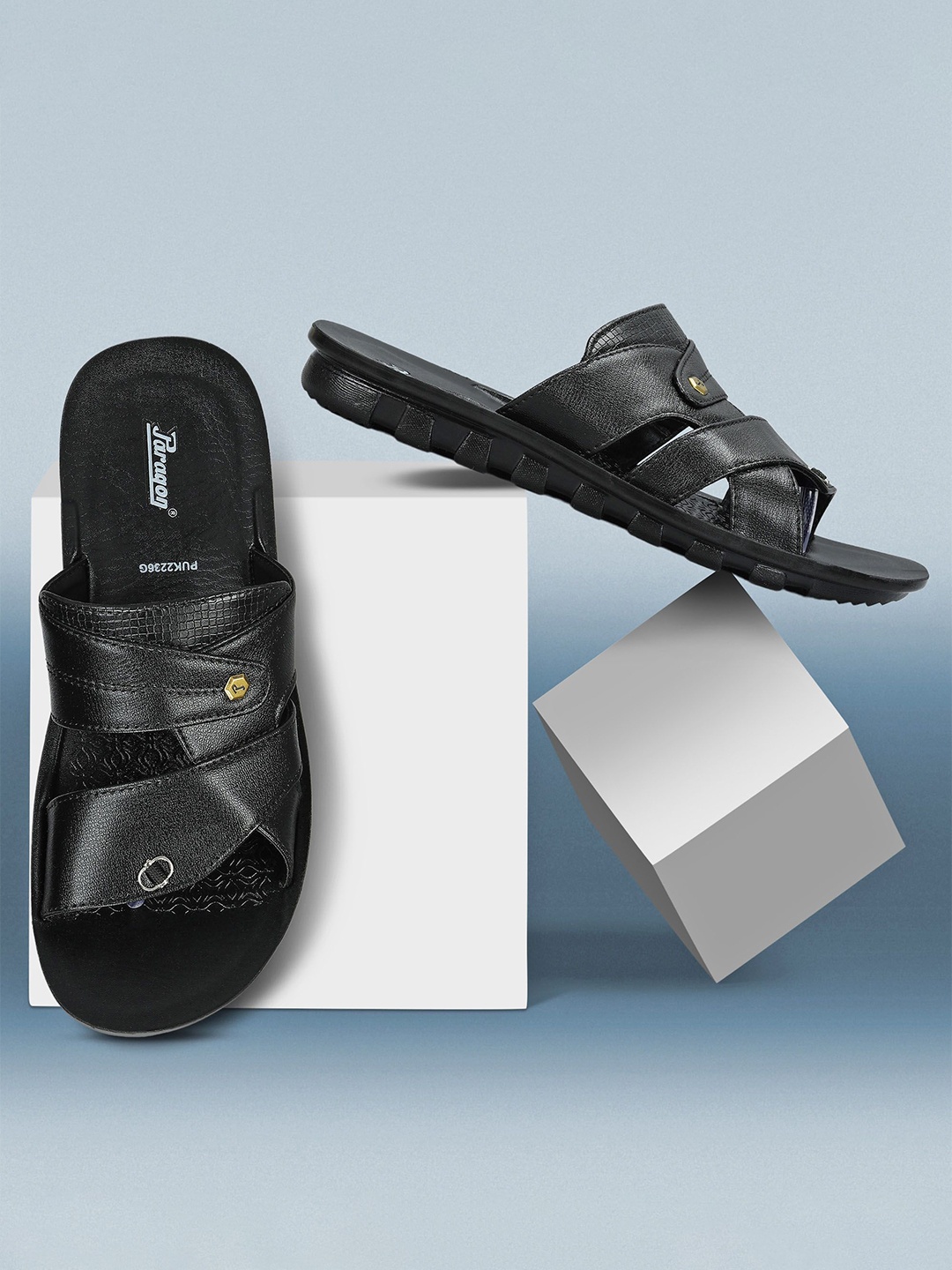 

Paragon Men Comfort Sandals, Black