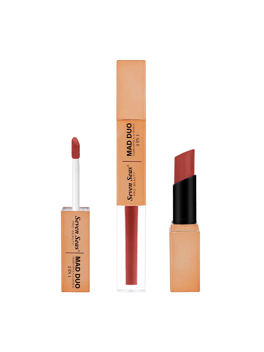 

Seven Seas Mad Duo 2 In 1 Matte & Liquid Lipstick - 7 g - Monza 1 - 308, Na