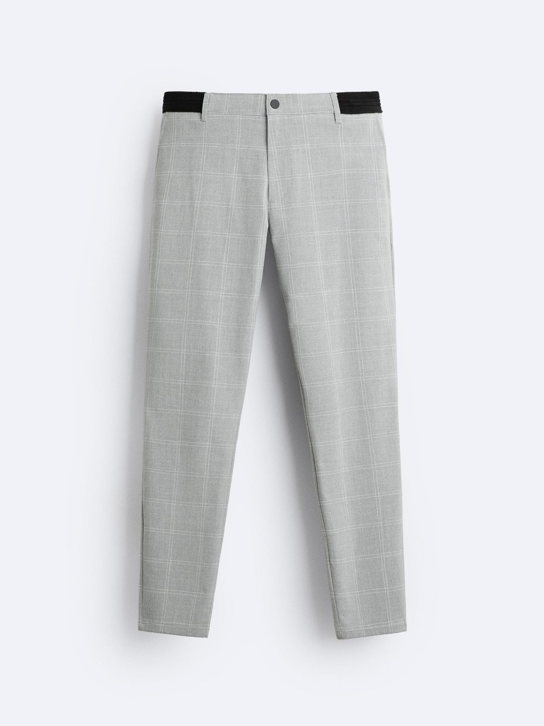 

ZARA Men Grey Trousers