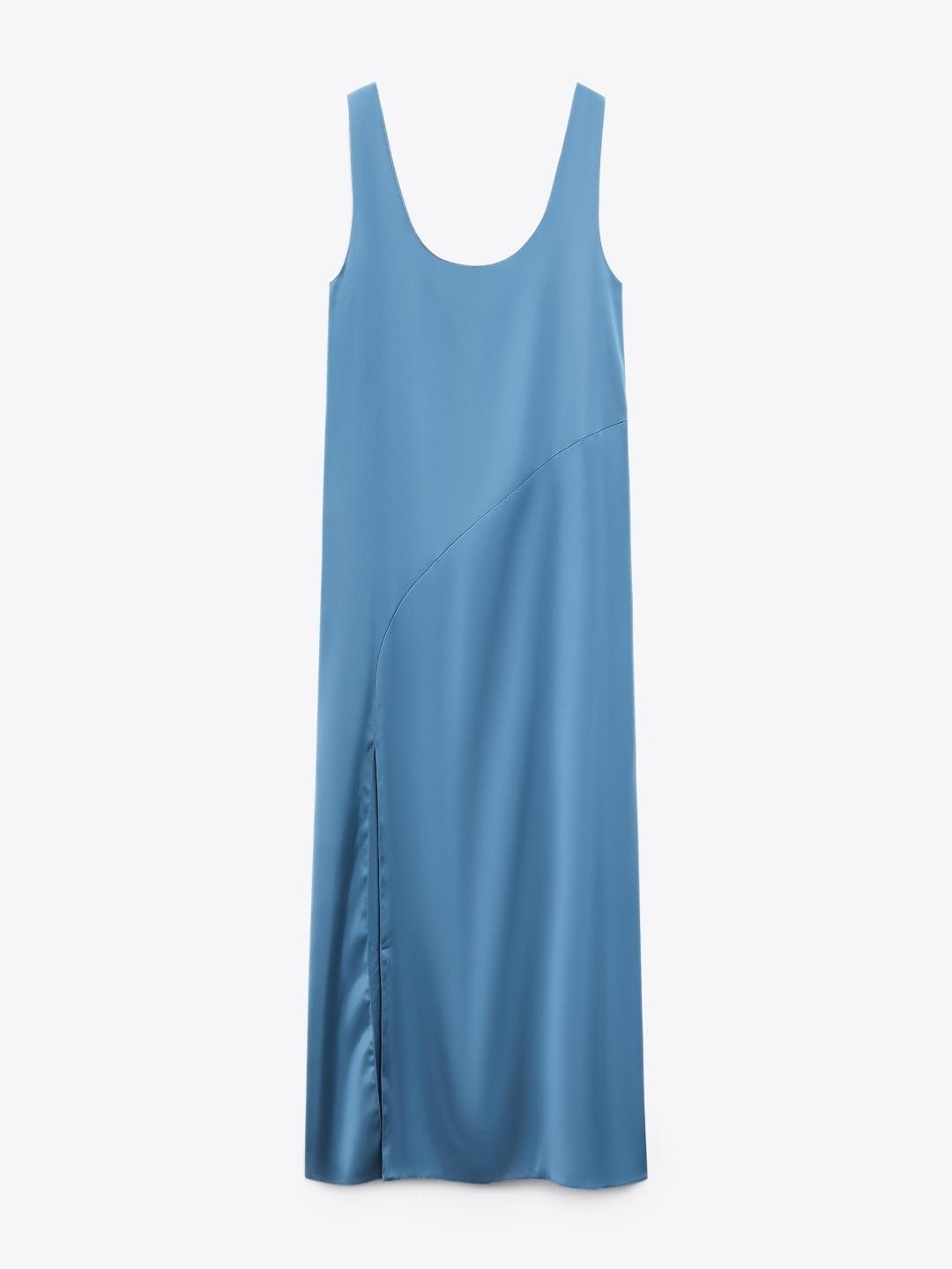 

ZARA Women Blue Dress