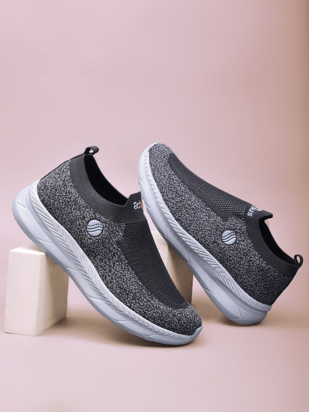 

Action EVA Flotter Men Woven Design Slip-On Sneakers, Grey