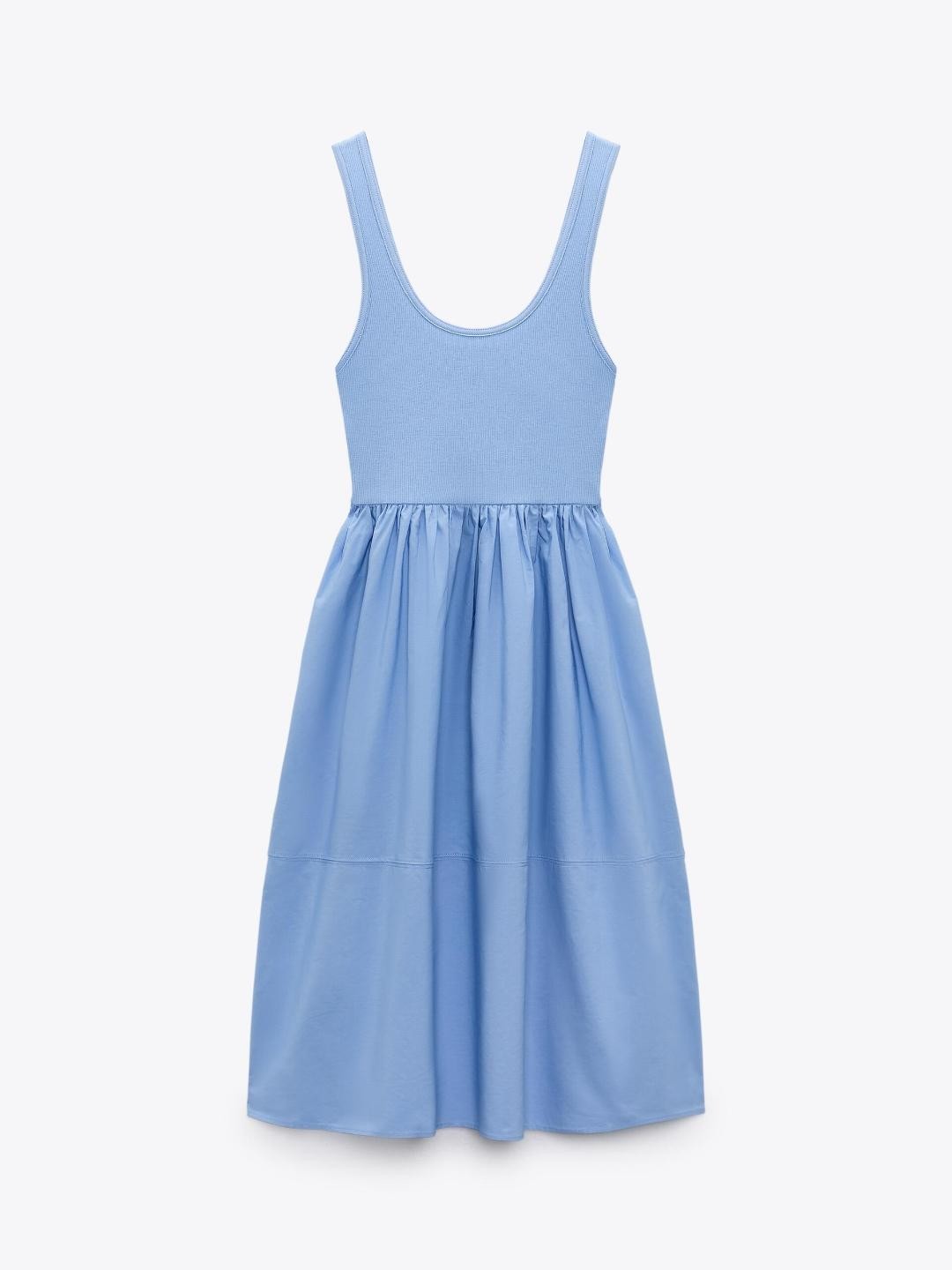 

ZARA Women Blue Dress
