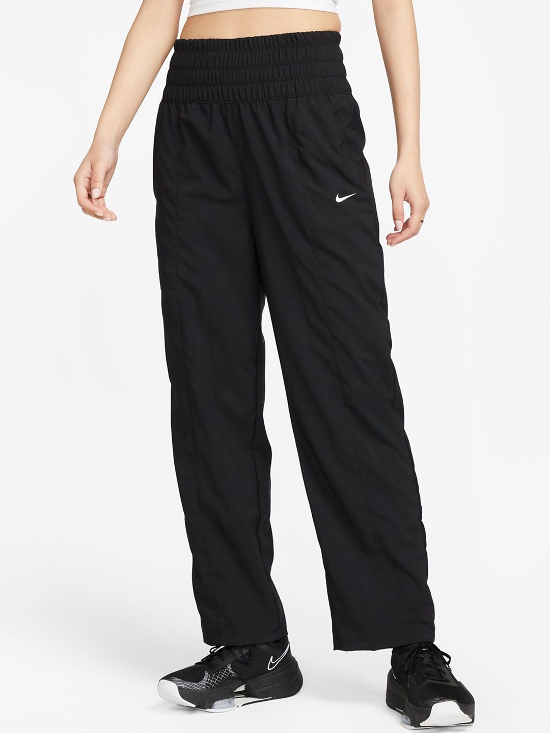 

Nike Women Dri-FIT One Ultra High-Waisted Trousers, Black