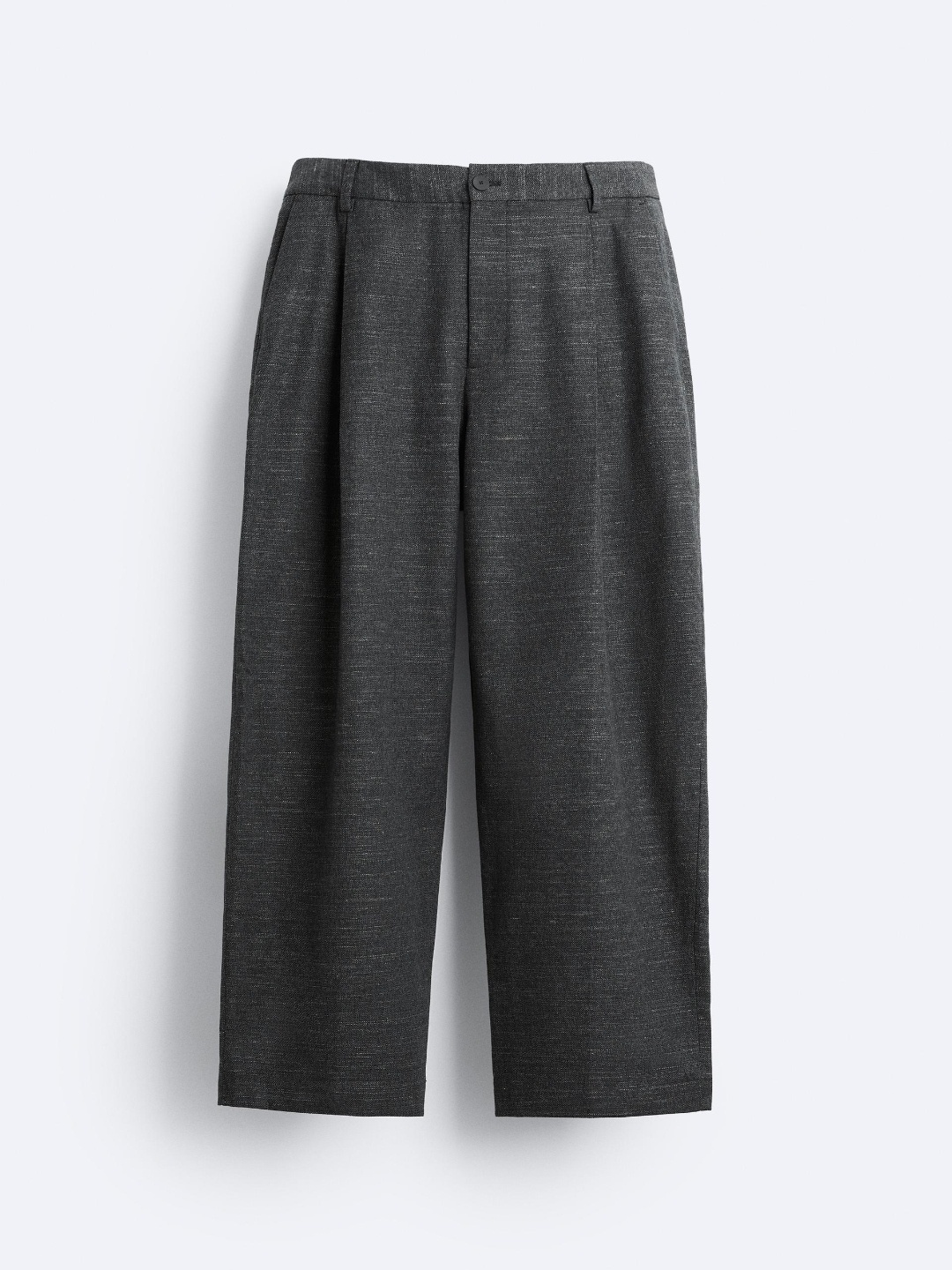 

ZARA Men Grey Trousers