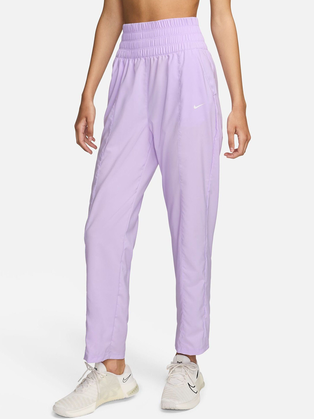 

Nike Dri-FIT One Women's Ultra High-Waisted Trousers, Purple