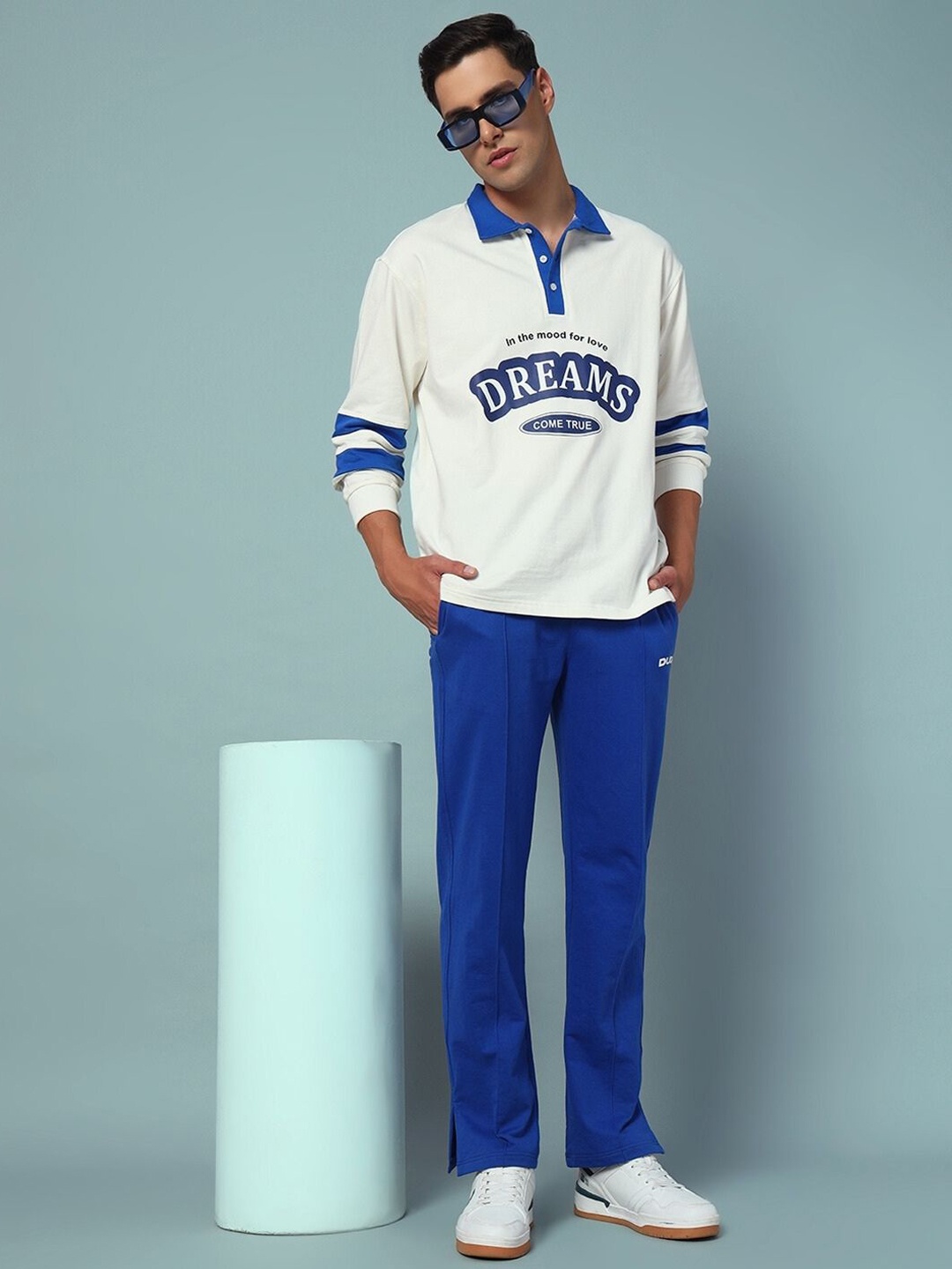 

WEARDUDS T- Shirt & Trousers Co-Ords Set, Blue