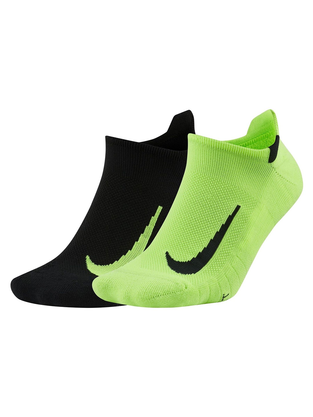 

Nike Pack Of 2 Running No-Show Socks, Black