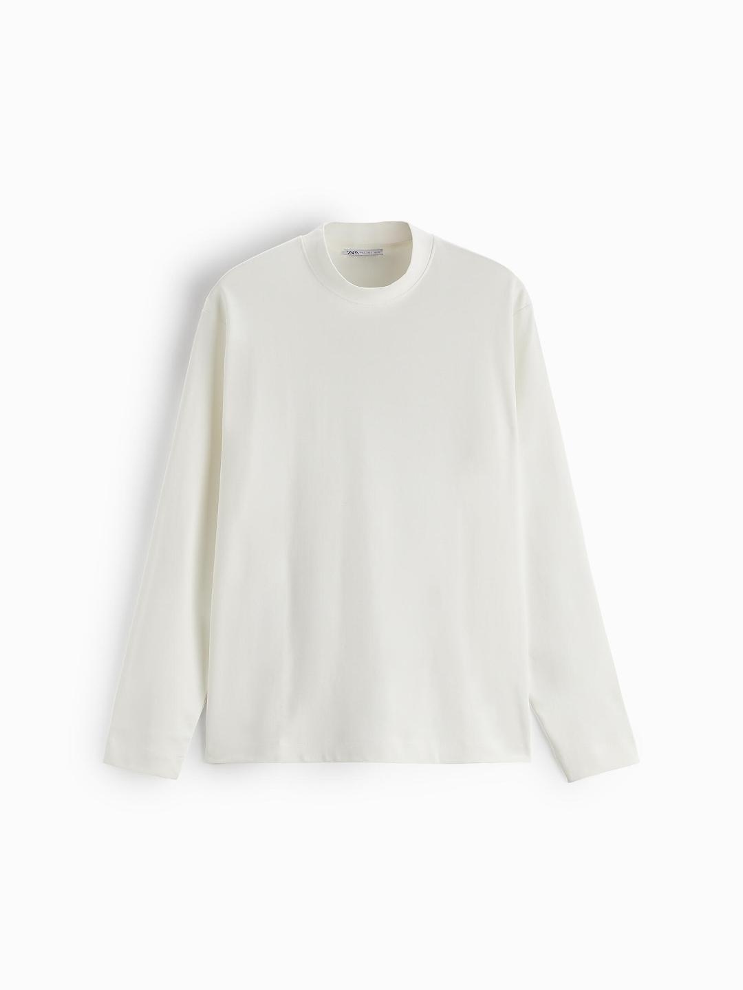 

ZARA Men White T-shirt