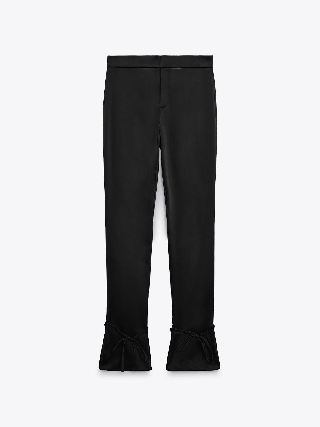 

ZARA Women Black Trousers