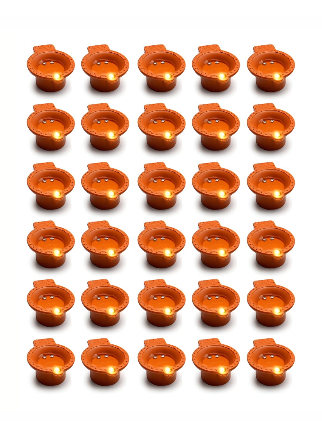 

ZURU BUNCH Red 30-Pcs Water LED Battery Operated Diya Light