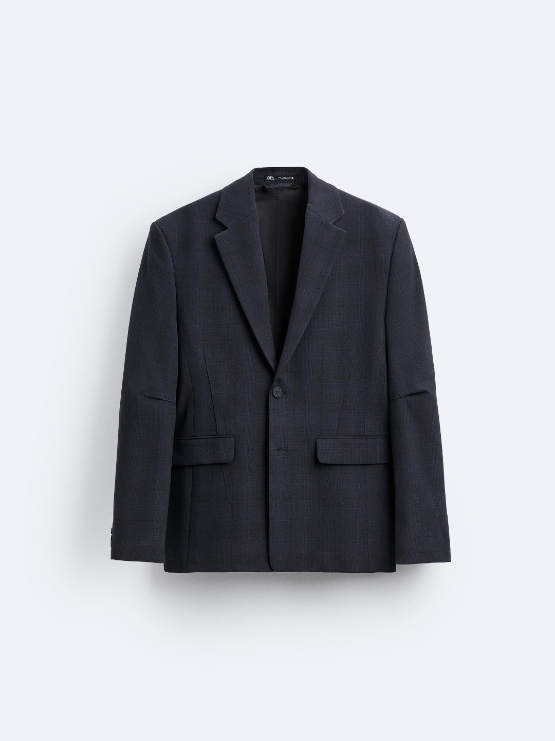 

ZARA Men Navy Blue Blazers