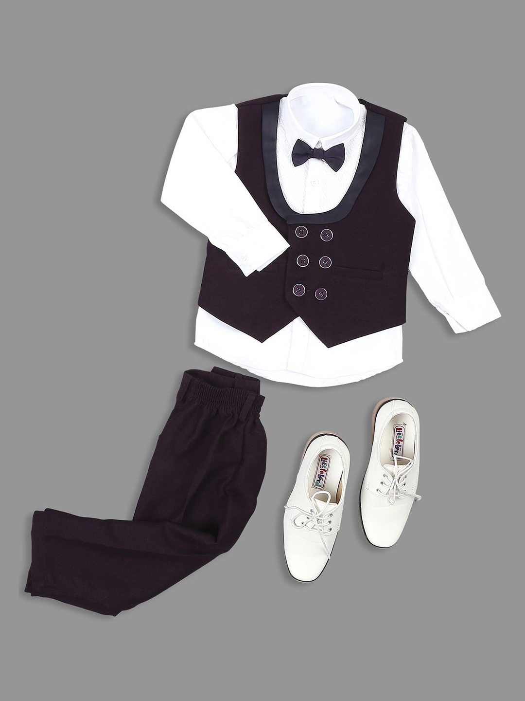 

YK Infant Boys 3-Pcs Shirt Trousers & Jacket Party Suit, Purple