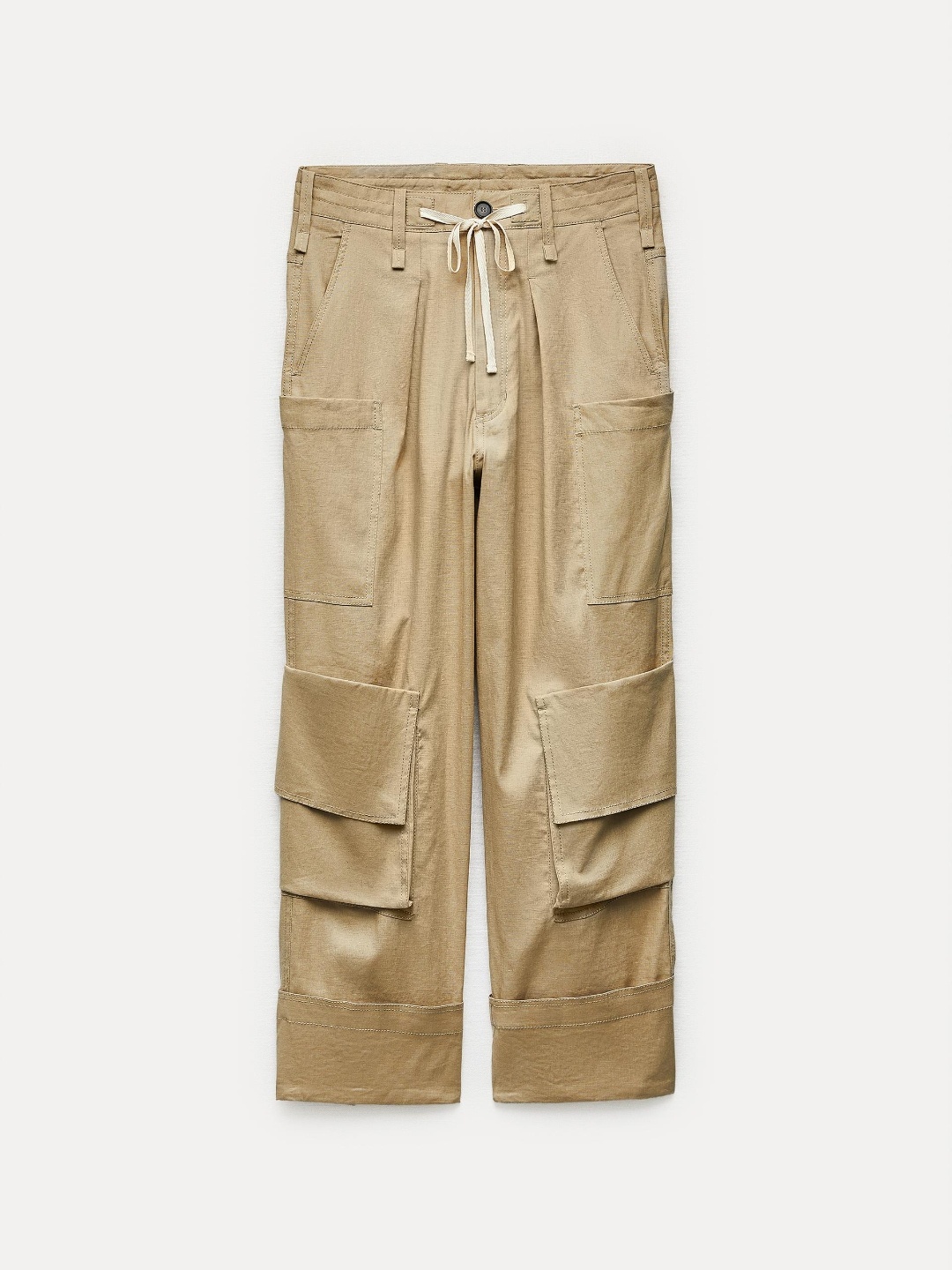 

ZARA Women Beige Trousers
