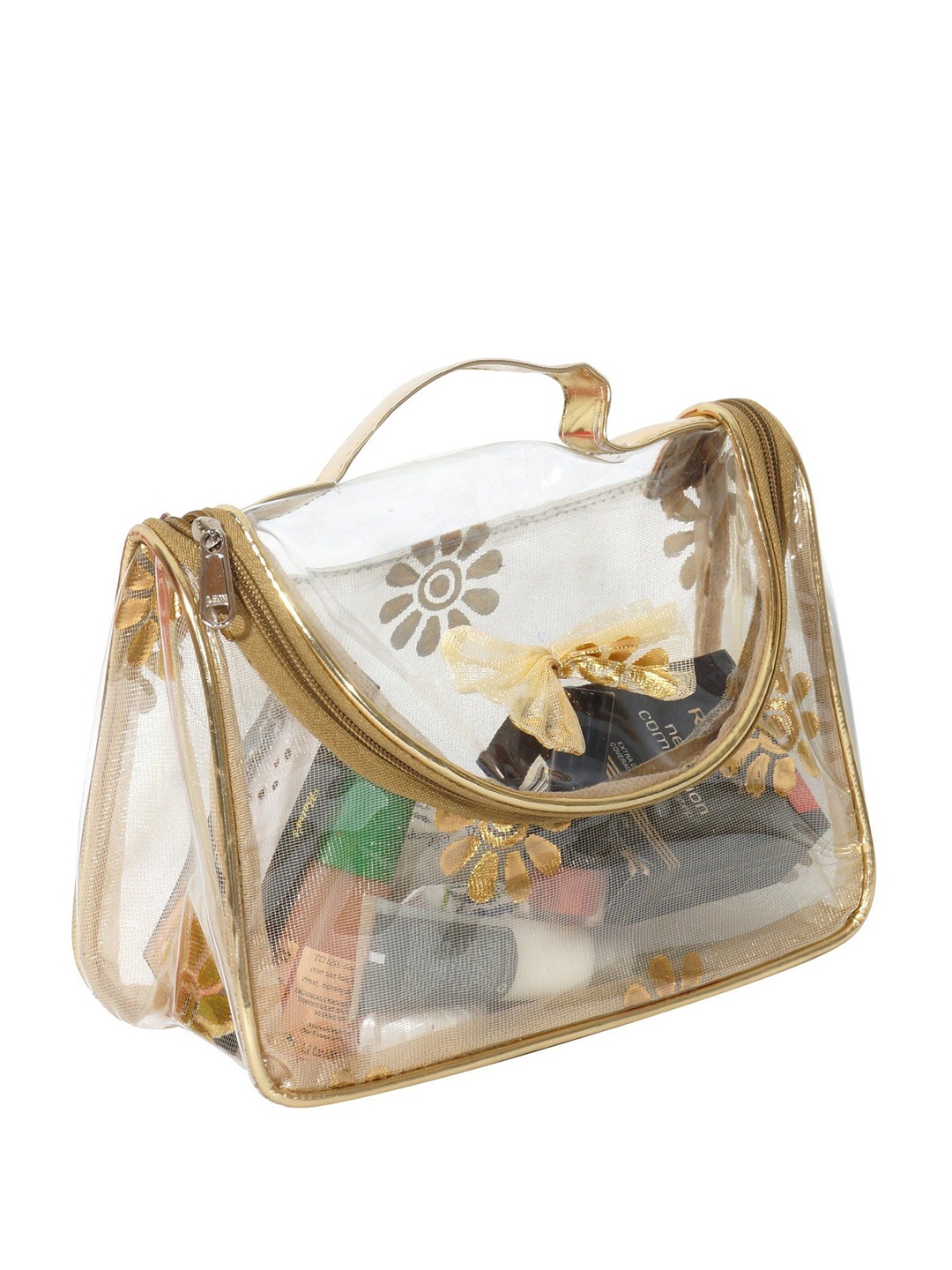 

prettykrafts Gold-Toned Reusable Jewellery Organiser