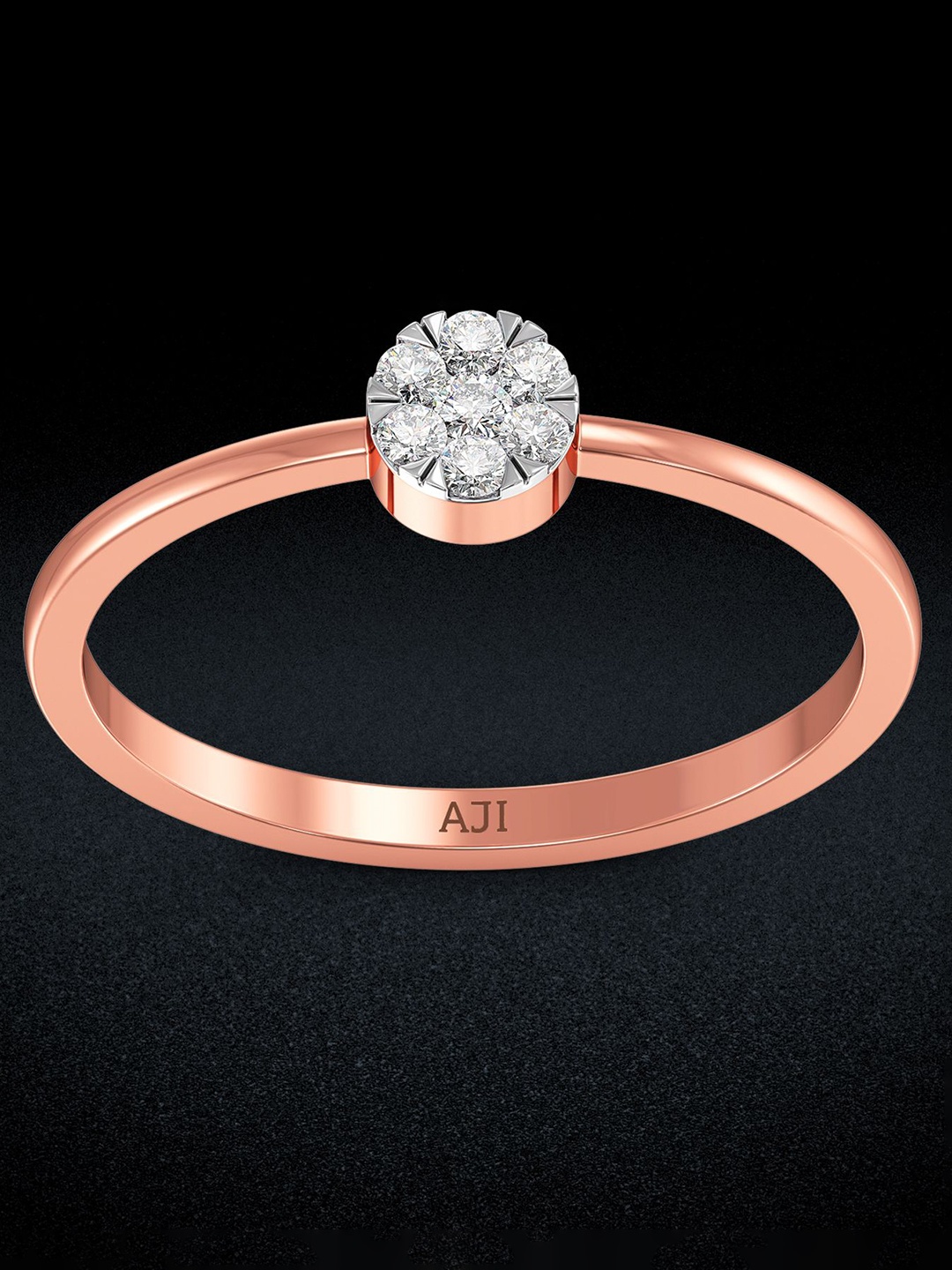 

Joyalukkas 18KT Finger Ring Diamond, Rose gold