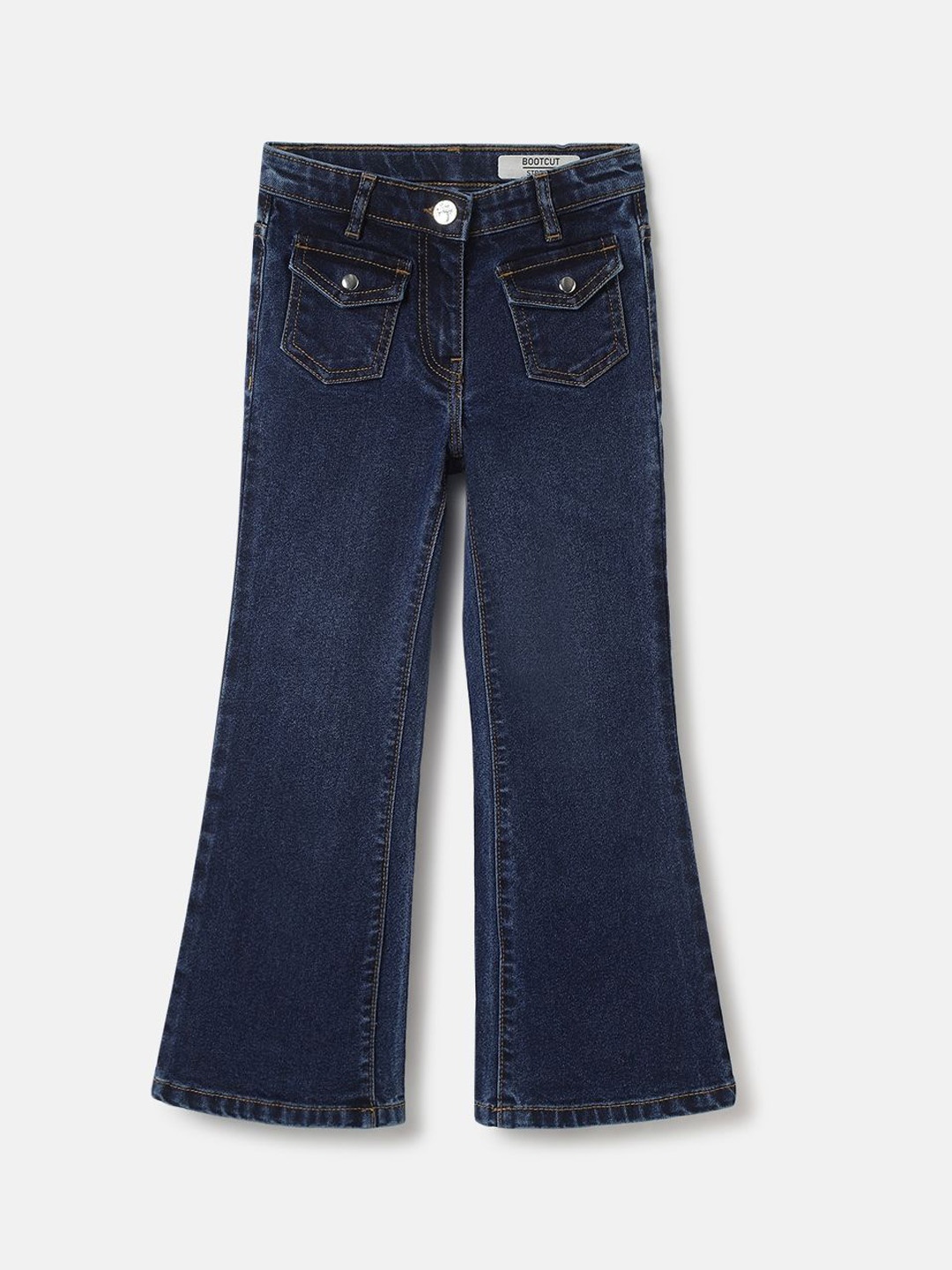 

Blue Giraffe Girls Bootcut Stretchable Jeans