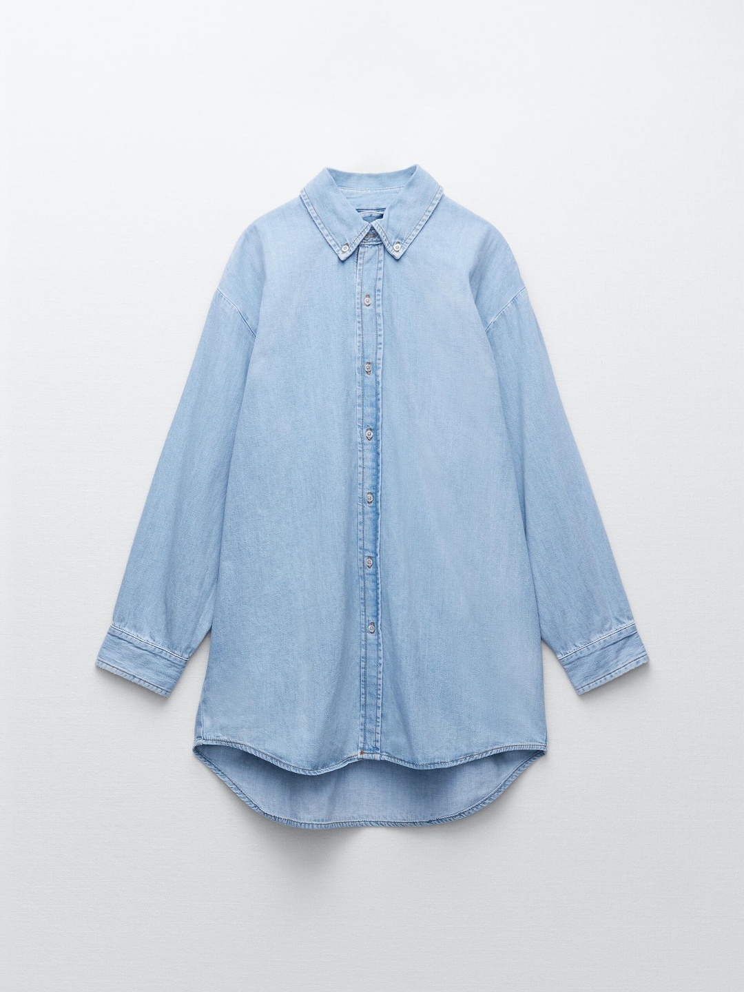 

ZARA Women Blue Shirts