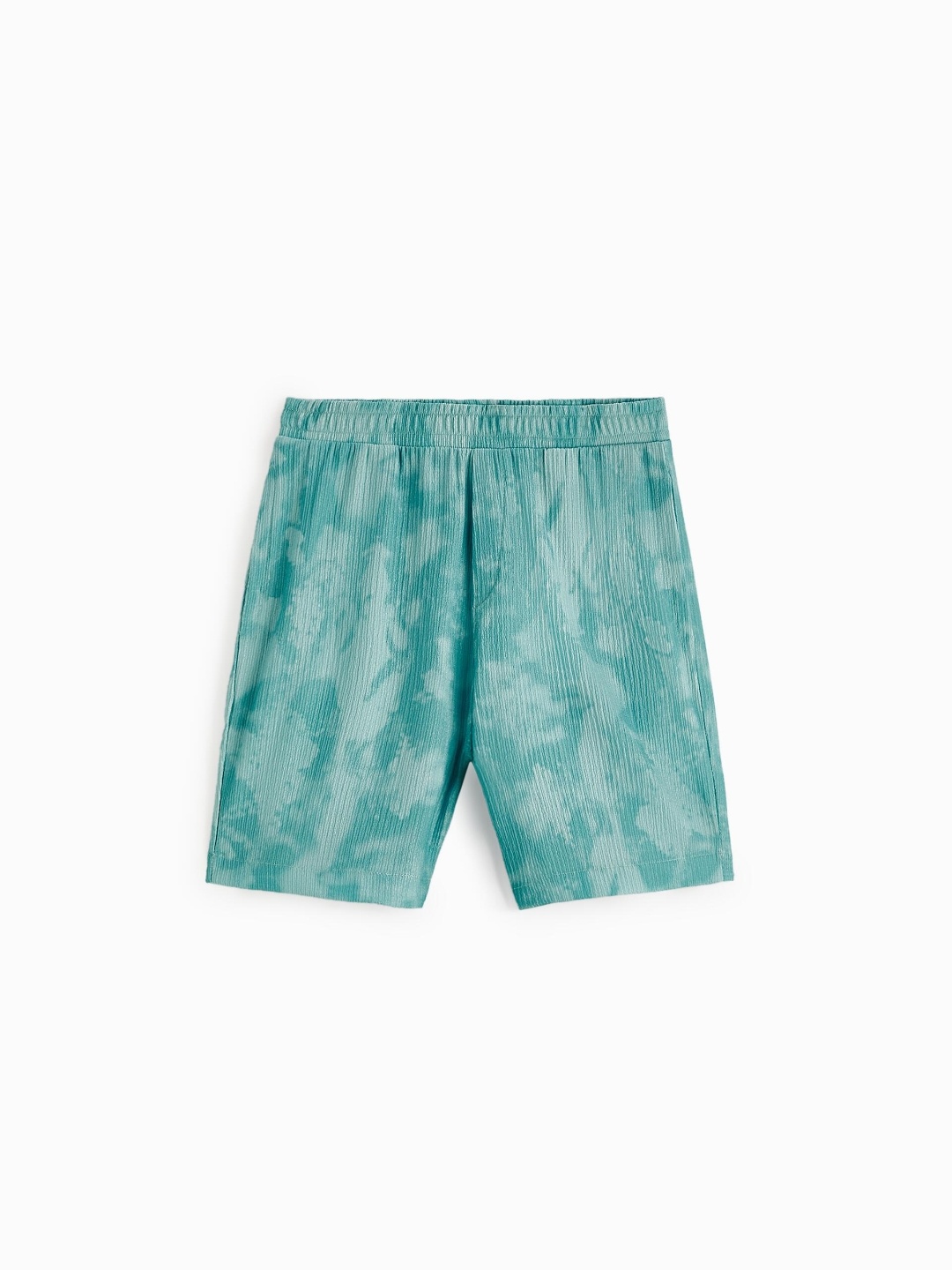 

ZARA Men Turquoise Blue Shorts