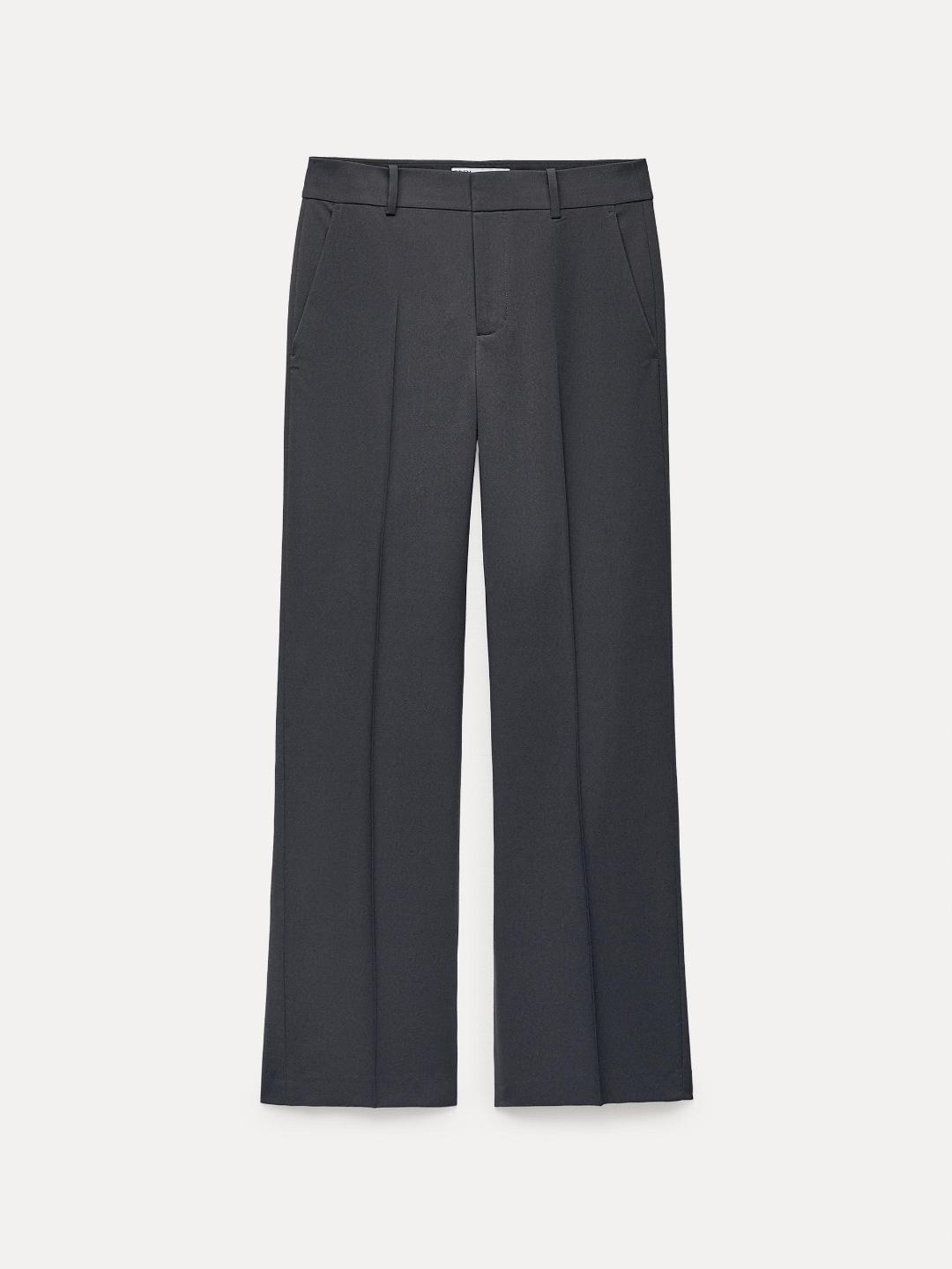 

ZARA Women Grey Trousers